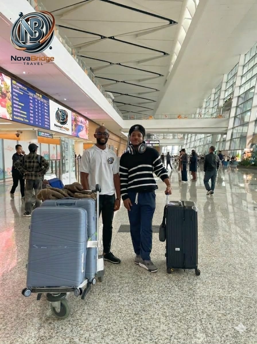 Départ clients NovaBridge — Aéroport